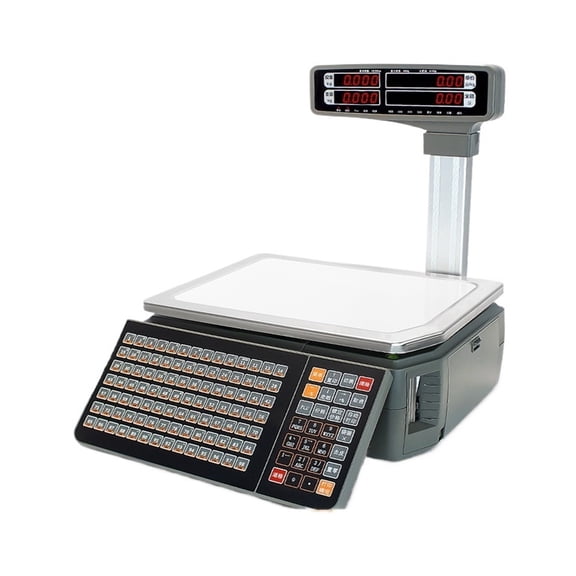 LS6C Barcode Label Scale Electronic Scale, Weighing Vegetable Supermarket Cashier Scale Printing Label Commercial Barcode Scale ,Perfect Design