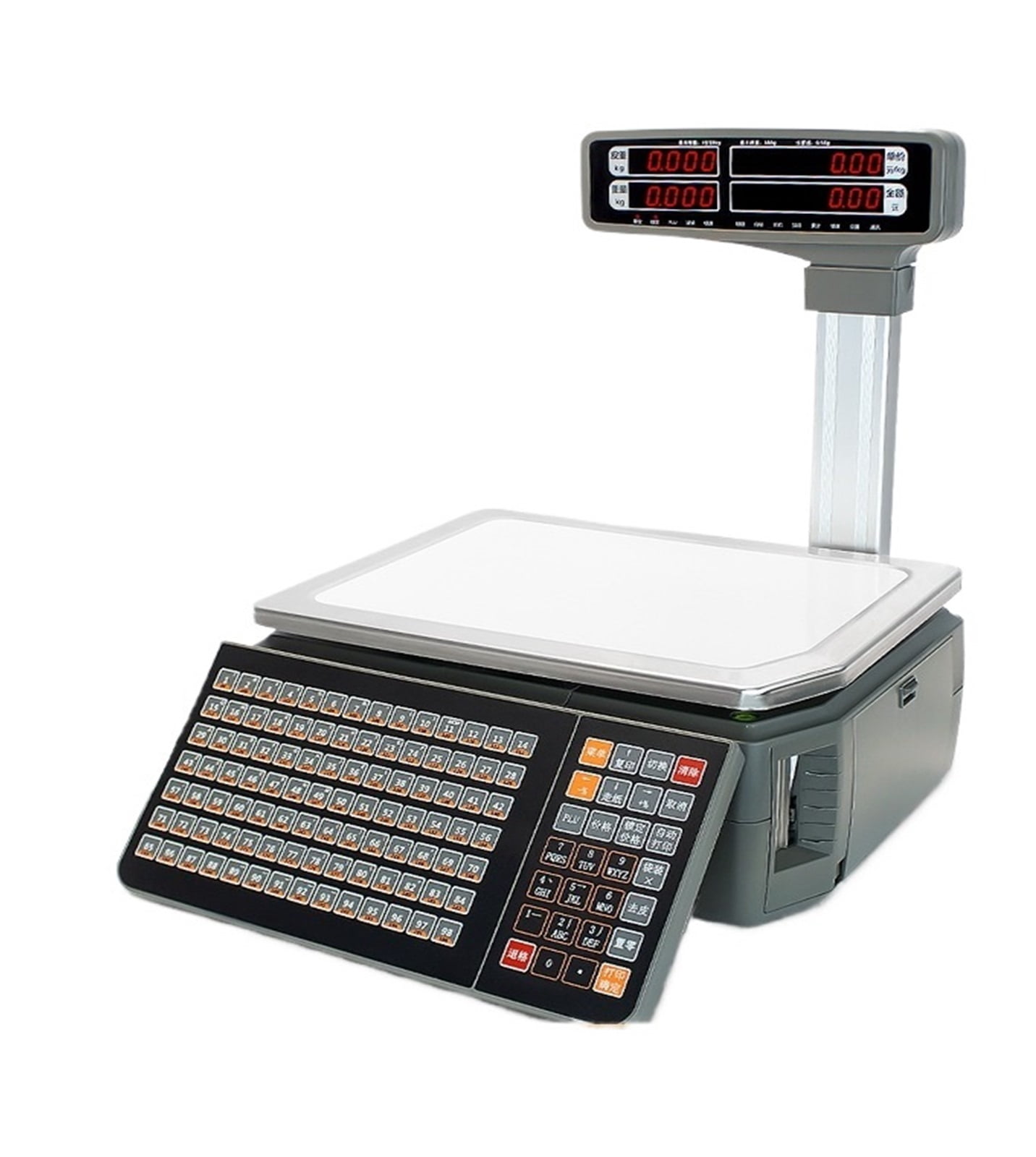 Register Scale LS6E Cash Register Scale High Precision, Barcode Scale With Printed ...