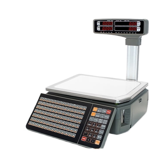LS6E Cash Register Scale High Precision, Barcode Scale With Printed Ticket Supermarket Coding Fruit Price Scale Electronic Scale ,Easy to Operate