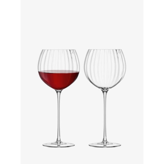 LSA Aurelia Balloon Glass 570ml Clear Optic Set of Two