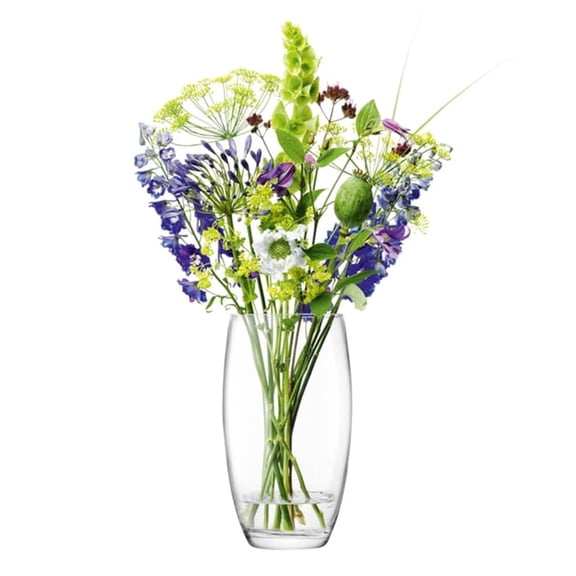 LSA International Flower Vase, 11.5", Clear
