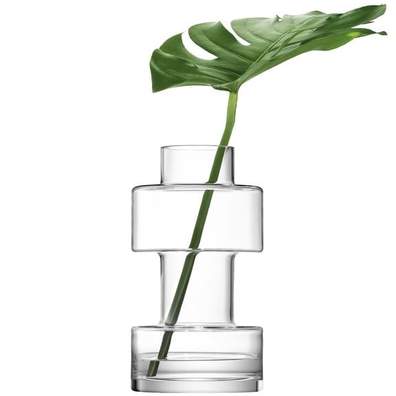 LSA International Metropole Kaliningrad Vase, H33cm, Clear, Glass