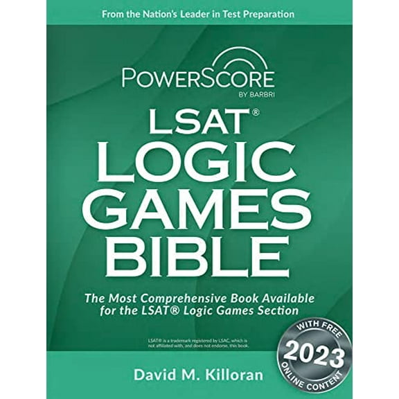 Pre-Owned Powerscore LSAT Logic Games Bible (Paperback) 0988758652 9780988758650