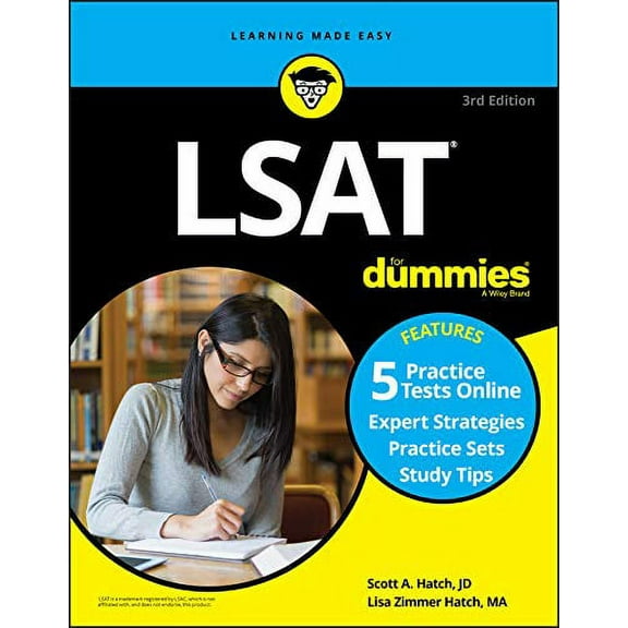 Pre-Owned LSAT for Dummies: Book + 5 Practice Tests Online (Paperback) 1119716276 9781119716273