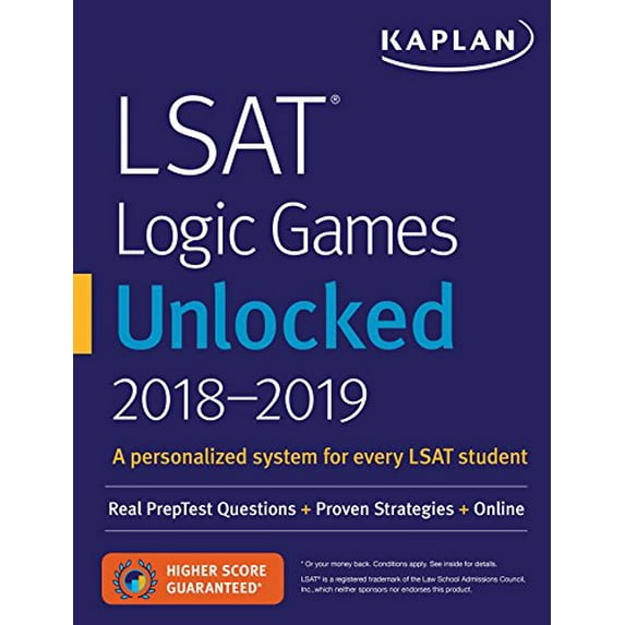 Pre-Owned LSAT Logic Games Unlocked 2018-2019: Real Preptest Questions + Proven Strategies + Online (Paperback) 1506223303 9781506223308