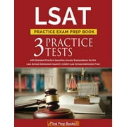 TEST PREP BOOKS LSAT Practice Exam Prep Book: 3 LSAT Practice Tests with Detailed Practice Question Answer Explanations for the Law School Admission Council's (LSAC) Law School Admission Test (Paperback)