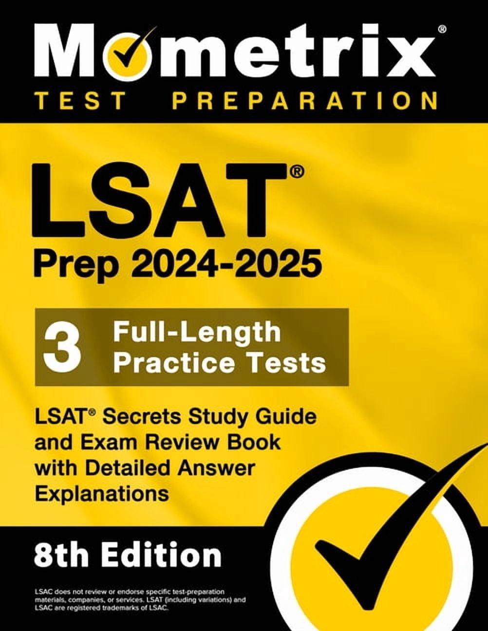 LSAT Prep 2024-2025 - 3 Full-Length Practice Tests, LSAT Secrets Study ...