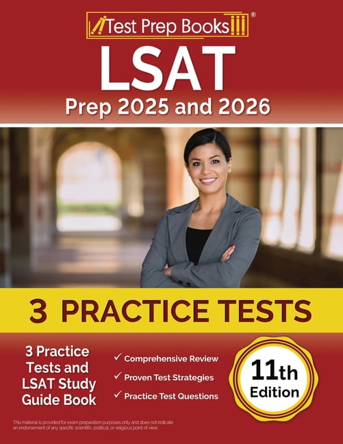 LSAT Prep 2025 and 2026: 3 Practice Tests and LSAT Study Guide Book [11th Edition], (Paperback)