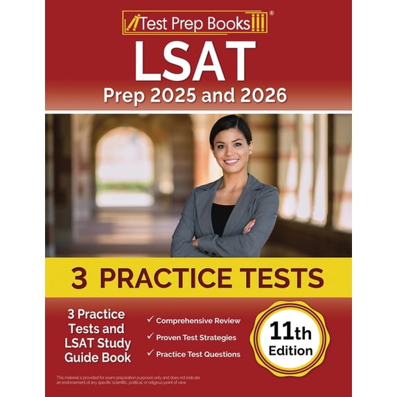 LSAT Prep 2025 and 2026: 3 Practice Tests and LSAT Study Guide Book ...