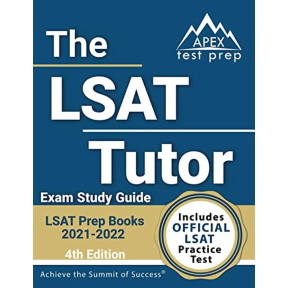 Pre-Owned LSAT Prep Books 2021-2022: The LSAT Tutor Exam Study Guide and Official Practice Test [4th Edition] (Paperback) 1628459441 9781628459449