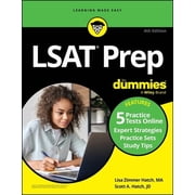 LSAT Prep for Dummies Book + 5 Practice Tests Online, Paperback