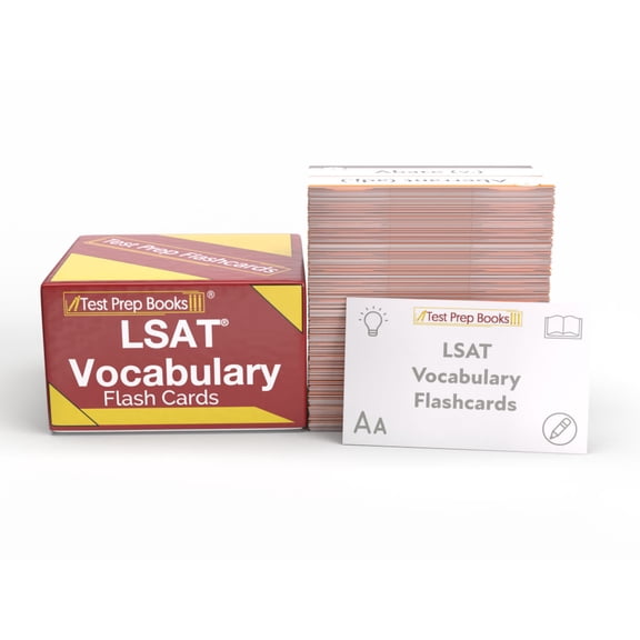 LSAT Vocabulary Study Cards: LSAT Vocab Prep and Practice [Full Color Cards]