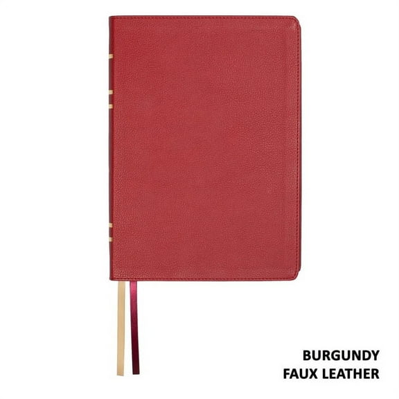 LSB Giant Print Reference Edition, Paste-Down Burgundy Faux Leather Indexed (Hardcover)