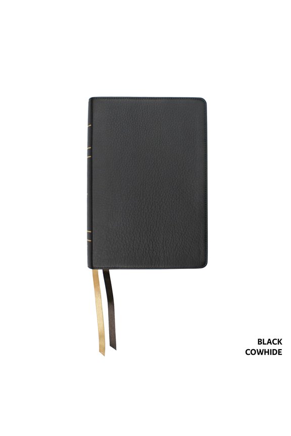 LSB Legacy Standard Bible/Large Print Wide Margin Bible-Black Paste-Down Cowhide Leather Indexed