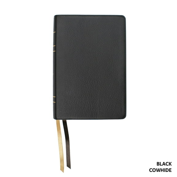 LSB Legacy Standard Bible/Large Print Wide Margin Bible-Black Paste-Down Cowhide Leather Indexed