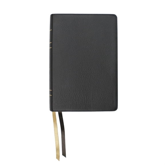 Lsb Large Print Wide Margin Paste-Down Black Cowhide, (Hardcover)