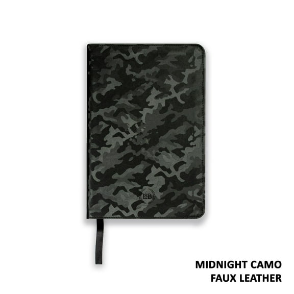 LSB Legacy Standard Bible/Compact Edition-Midnight Camo Paste-Down Faux Leather