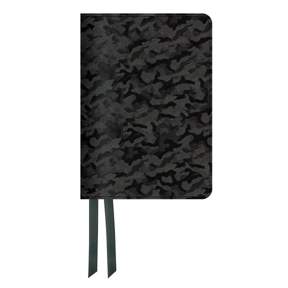 LSB Legacy Standard Portable Paragraph Reference Bible (RL)-Midnight Camo Paste-Down Faux Leather Indexed