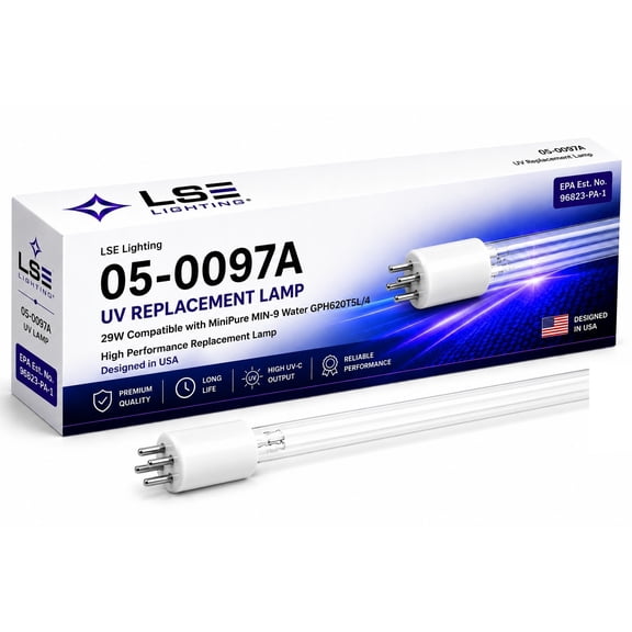 LSE Lighting 05-0097A-R GPH620T5L/4 4 Pin UV LED Lamp for Atlantic Ultraviolet