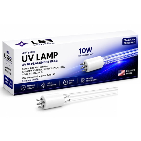 LSE Lighting UV Bulb for BioZone Air 10-08050 10-08025 10-08100