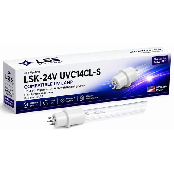 LSE Lighting compatible LSK-24V UVC14CL-S UV Lamp