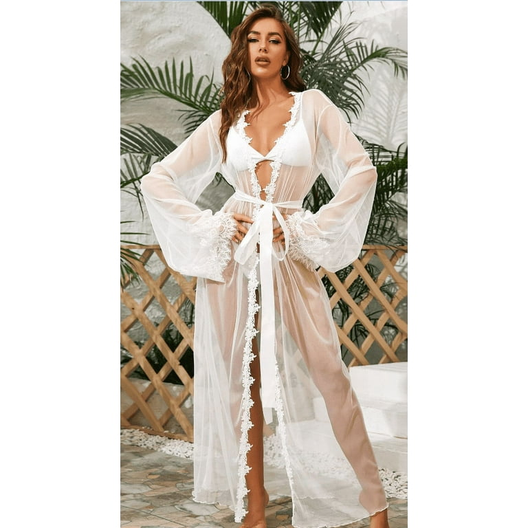 Robe translucide store