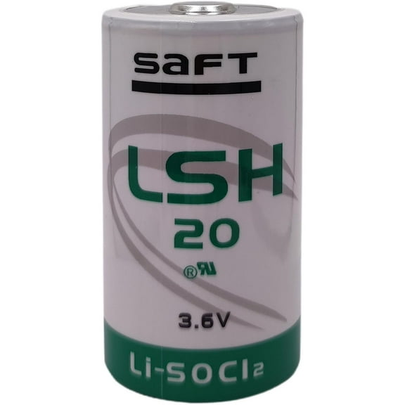 LSH20 3.6V D 13000mAh Lithium Thionyl Chloride Non-Rechargeable Replacement for Saft Battery for Alarm Systems GPS Systems Battery