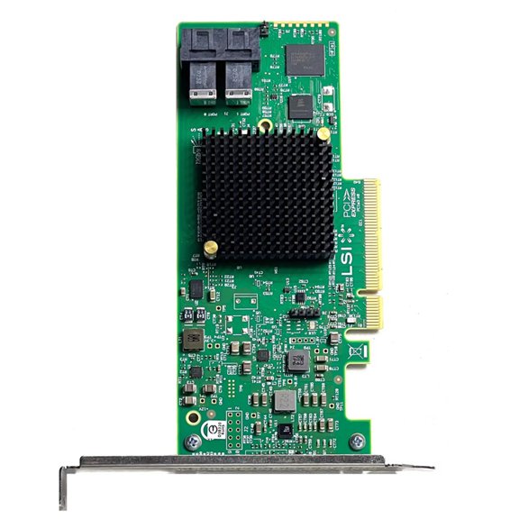 LSI Broadcom SAS 9300-8i 8-Port 12Gb/S +SAS PCI-Express 3.0 Low Profile Host Bus Adapter Controllers Card