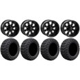 thumbnail image 1 of LSI Casino 12" Black Golf Wheels 23x10.5-12 X-Trail Tires E-Z-GO & Club Car, 1 of 4