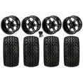 thumbnail image 1 of LSI Raptor 12" Golf Wheels Gloss Black 23" Sierra Sport Tires Yamaha, 1 of 4