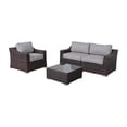 thumbnail image 1 of LSI Rattan Wicker 4 - Person Seating Group with Cushions, 1 of 5
