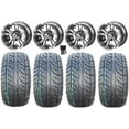 thumbnail image 1 of LSI Warlock 14" GM Golf Wheels 205x30-14 Fusion ST Tires Yamaha, 1 of 4