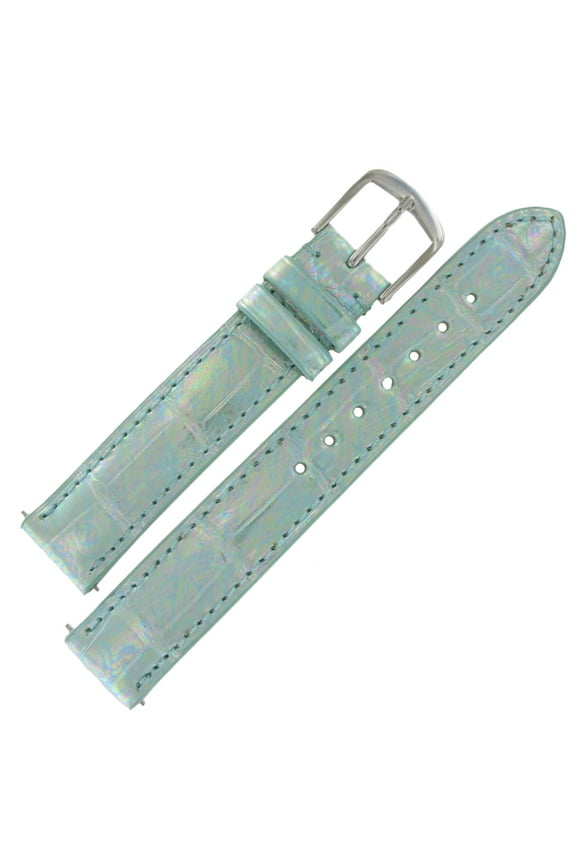 LSIA103 16mm Green Genuine Alligator Watch Strap Ladies