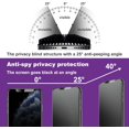thumbnail image 1 of LSKJGA-2-Pack Matte Privacy Screen Protector for iPhone 11 Pro Max and iPhon XS MAX 6.5-Inch, Auto Dust Removal, No Bubbles,Anti-Spy Tempered Glass Film, Easy Installation, 1 of 4