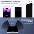 thumbnail image 1 of LSKJGA-2-Pack Privacy Screen Protector for iPhone 11 Pro Max and iPhone XS Max 6.5-Inch, 9H Tempered Glass, Full Coverage, Anti-Fingerprint, Auto Dust-Elimination, No Bubble, Easy Installation, 1 of 4