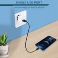 thumbnail image 1 of LSKJGA-USB Wall Charger Plug, Fast Charging Block, 5Pack 1A 1-Port Power Adapter Charging Cube Bricks Box for iPhone 17 16 15 14 13 12 Mini Pro Max/11/XR, iPad Pro/Air, Cell Phone USB A Plug Cargado, 1 of 3