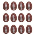 thumbnail image 1 of LSLJS 12 Pcs Plastic Easter Eggs, Sports Ball Egg Shaped Container Fillable Empty Easter Eggs with Rugby Pattern Toddler Toys Easter Basket Stuffer Easter Egg Hunt Party Favor Gifts for Kids, 1 of 5