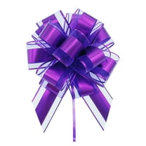 LSLJS 20 Pcs Christmas Pull Bows with Ribbon, Solid Color Gift Wraping Bow Valentine Easy Assembled Flower Basket Bows Party Birthday Christmas Gifts Wrap Accessory for Present Florist Bouquet