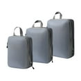 thumbnail image 1 of LSLJS 3 Pcs Compression Packing Cubes for Travel, Luggage Organizer Bags for Travel Accessories Lightweight Expandable Packing Cubes Travel Bags with Reinforced Handle for Carry on Suitcase, 1 of 7