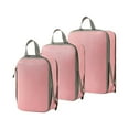 thumbnail image 1 of LSLJS 3 Pcs Compression Packing Cubes for Travel, Luggage Organizer Bags for Travel Accessories Lightweight Expandable Packing Cubes Travel Bags with Reinforced Handle for Carry on Suitcase, 1 of 7