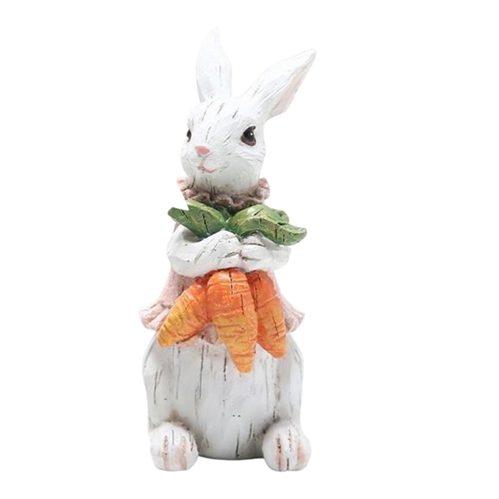 6PR4092 Figurine Rabbit 20 cm White Polyresin Easter Decoration