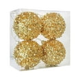 thumbnail image 1 of LSLJS 4 Pcs Christmas Tree Ball Ornaments, Christmas Decorations 3.15" Glitter Sequin Christmas Ball Shatterproof Plastic Hanging Bauble Sphere Xmas Holiday Pendants for Xmas Tree, 1 of 7