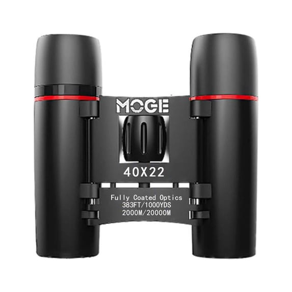 LSLJS 40x22 Binoculars for Adults and Kids - Large View Compact Binoculars with Clear Low Light Vision High Powered Easy Focus Waterproof Binoculars Christmas Gifts for Outdoor Hunting Travel