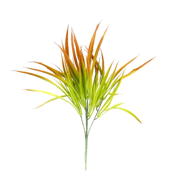 LSLJS 4Pcs Artificial Plants, Fall Decorations for Home, 14 inch PVC Simulation Artificial Shrubs Grass Greening, Faux Plants Fake Grass for Outdoor Office Patio Hanging Planter