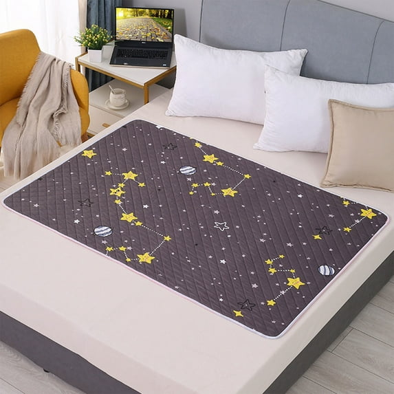 LSLJS Bed Pads 60x40" Large Waterproof Washable Reusable Bedwetting Mattress Protector Incontinence Bedwetting Pads Kids Adults Elderly Anti-Slip Pee Pads Couch Sofa Floor Pads Mattress Protector