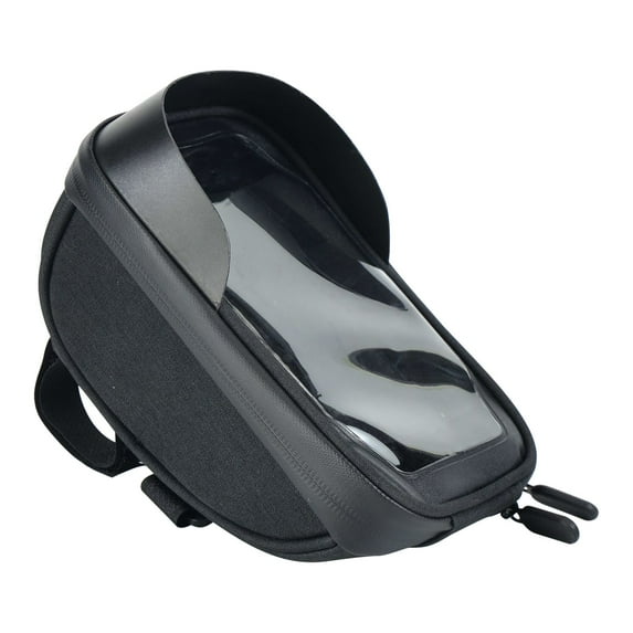 LSLJS Bike Phone Mount Bag, Front Frame Handlebar Bag Waterproof Phone Holder Case, Sun Visor Design Top Tube Cycling Bag Sensitive Touch Screen Bicycle Accessories Pouch Universal for Men Women