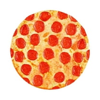 LSLJS Blanket & Pizza - Throw Blanket & 35x35" - Blankets & Realistic Food Blankets Personalized for Couch Sofa Bed Living Room