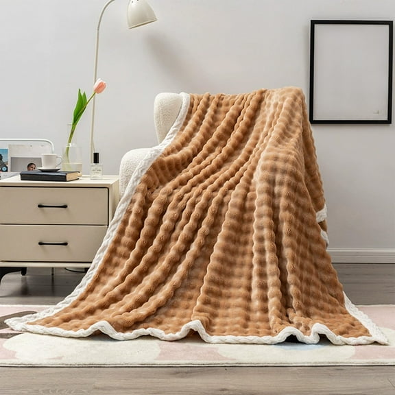 LSLJS Blanket & Throw Blanket - Thickened & Soft Warm for Couch Sofa Nap Bed Living Room Home 39x28"