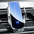 thumbnail image 1 of LSLJS Car Mount Charger, Auto Clamping Wireless Magnetic Charger for Car Air Vent, 15W Fast Charging 360°Rotatable Phone Mount Holder with Controllable LED Lights Universal Hands-Free Car Charger, 1 of 9