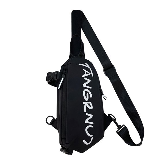 LSLJS Casual Sling Bag for Men Women, Fashion Buckle Bum Bag Chest Bag Daypack Waterproof Crossbody Backpack with Adjustable Shoulder Strap, Anti-Theft Fanny Pack Waist Bag for Travel Sports Hiking